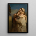 La madre desafortunada - Louis Gallait — cuadro enmarcado en la pared