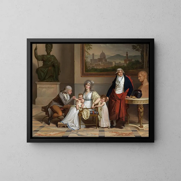 André-François Miot, enviado de la República francesa al Gran Duque de Toscana - Louis Gauffier — cuadro enmarcado en la pared