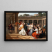 Ulysses Recognizes Achilles Among the Lycomède's Daughters - Louis Gauffier — framed artwork on a wall