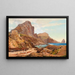 Marina Piccola Capri - Louis Gurlitt — cuadro enmarcado en la pared