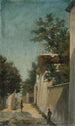 La calle Saint-Vincent Montmartre 18e distrito - Louis Hista — vista de la obra