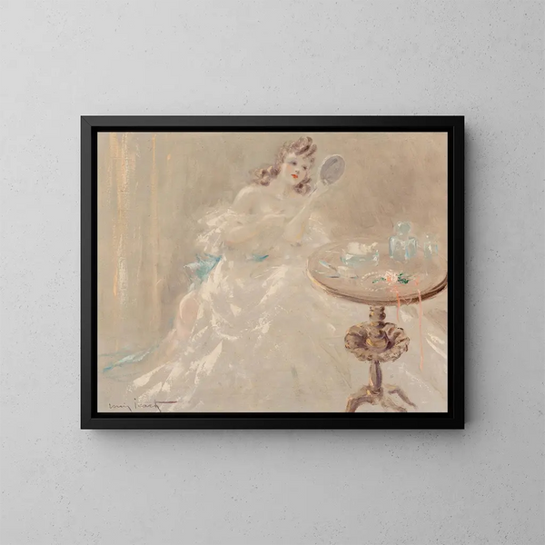 Mañana - Louis Icart — cuadro enmarcado en la pared
