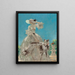 Versailles - Louis Icart — cuadro enmarcado en la pared
