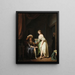 Comparación de pequeños pies - Louis Léopold Boilly — cuadro enmarcado en la pared