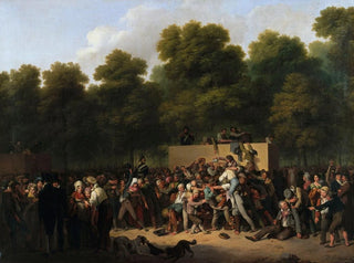 Louis Lopold Boilly - Distribution de Vin Et De Comestibles Aux ChampsElyses  Loccasion De La Fte Du Roi.webp
