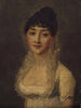 Retrato de mujer con vestido blanco - Louis Léopold Boilly — vista de la obra