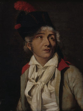 Louis Lopold Boilly - Portrait dun acteur en veste blanche collet rouge.webp