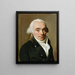 retrato presunto de Alexandre Lenoir - Louis Léopold Boilly — cuadro enmarcado en la pared