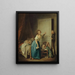 L'indiscret - Louis Léopold Boilly — cuadro enmarcado en la pared