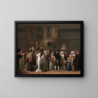 Louis Lopold Boilly - The Public Viewing Davids Coronation at the Louvre.webp