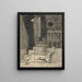 Dibujo para Aurélia VII Plaza de la Concordia - Louis Marcoussis — cuadro enmarcado en la pared