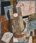 Naturaleza muerta con guitarra - Louis Marcoussis — vista de la obra