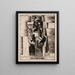 The Bar - Louis Marcoussis — framed artwork on a wall