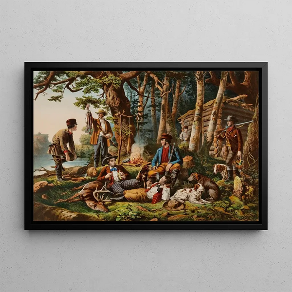 Louis Maurer - Camping Out Some of the Right Sort.webp