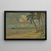 Beach at Apia Samoa - Louis Michel Eilshemius — framed artwork on a wall