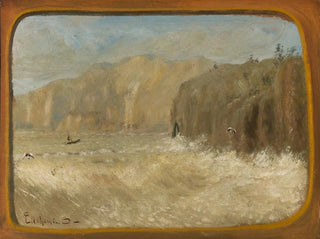 Louis Michel Eilshemius - Two Gulls and Cliffs.webp