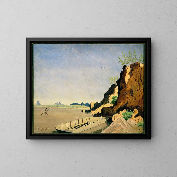 Yuma, Arizona - Louis Michel Eilshemius — cuadro enmarcado en la pared
