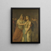 Les actrices Joanna Cornelia Ziesenis Wattier 1762-1827 et Geertruida Jacoba Grevelink Hilverdink 1786-1827 dans Iphigénie 1674 de Jean Racine 1639-99 - Louis Moritz — framed artwork on a wall