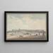 El Castillo de Versalles visto desde los jardines - Louis Nicolas de Lespinasse — cuadro enmarcado en la pared
