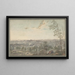 Versailles Painting seen from the southwest - Louis Nicolas de Lespinasse — framed artwork on a wall