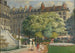 El cuadrado de la Trinidad, la fuente - Louis Paviot — vista de la obra