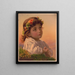 Idoles de nuestra casa n° 2 Dreaming Daisy - Louis Prang — cuadro enmarcado en la pared