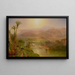 Lagoon of the Guayaquil River Ecuador - Louis Rémy Mignot — framed artwork on a wall