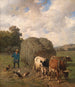 Carro de heno - Louis Robbe — vista de la obra