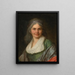 Retrato de una mujer - Louis Rolland Trinquesse — cuadro enmarcado en la pared