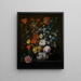Flores en un jarrón Chantilly - Louis Tessier — cuadro enmarcado en la pared