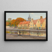 Quai à Bruges - Louis Titz — framed artwork on a wall