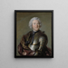 Comte Carl Gustaf Ticino - Louis Tocqué — cuadro enmarcado en la pared