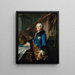 Retrato de Abel Poisson, marqués de Marigny - Louis Tocqué — cuadro enmarcado en la pared