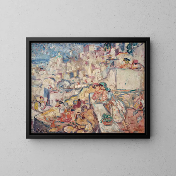 Alger, la Casbah - Louis Valtat — cuadro enmarcado en la pared