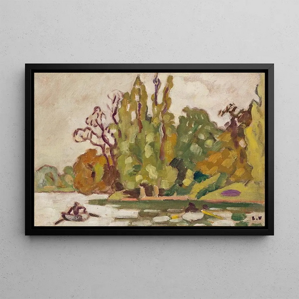 de Madera de Boulogne - Louis Valtat — cuadro enmarcado en la pared