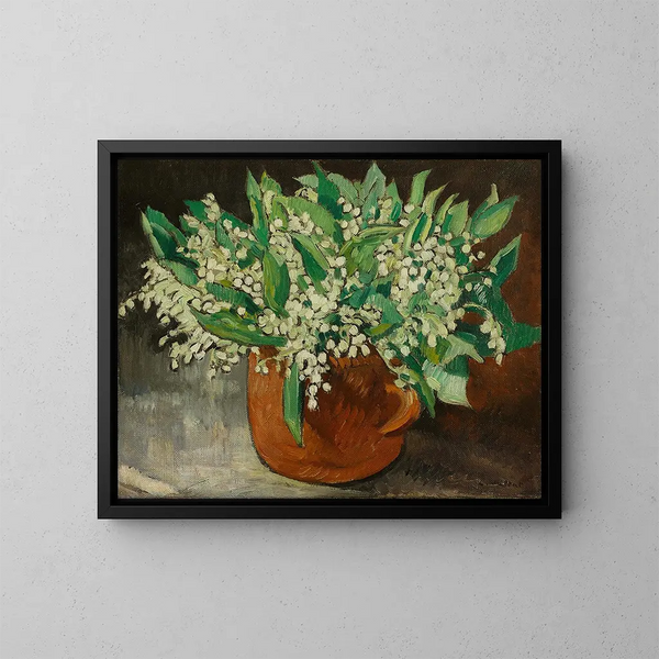 ramo de muguet - Louis Valtat — cuadro enmarcado en la pared