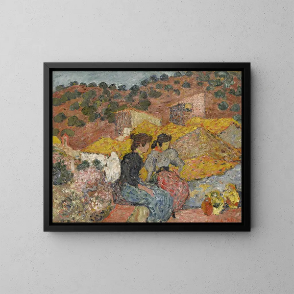 Fuente española - Louis Valtat — cuadro enmarcado en la pared