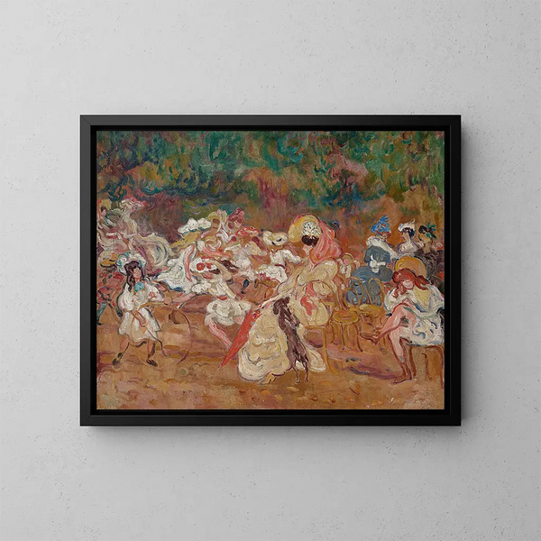 Juegos infantiles - Louis Valtat — cuadro enmarcado en la pared