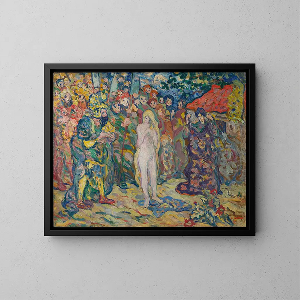 L'esclave blanche - Louis Valtat — cuadro enmarcado en la pared