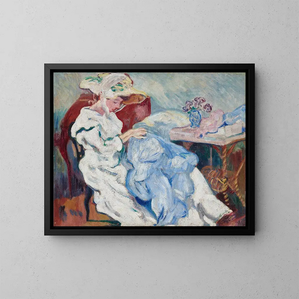 La Couture - Louis Valtat — cuadro enmarcado en la pared