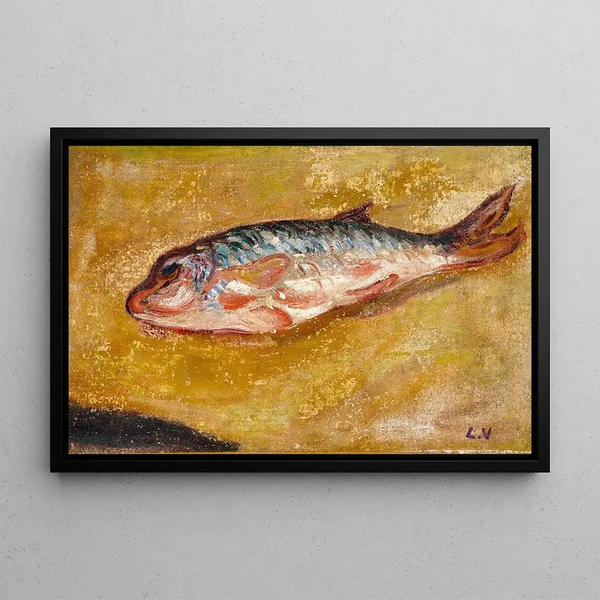 El pez - Louis Valtat — cuadro enmarcado en la pared