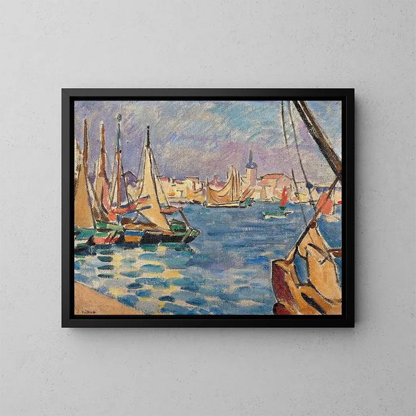 Los Arenales de Olón - Louis Valtat — cuadro enmarcado en la pared