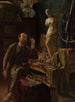 Autorretrato en el taller - Louis Van Engelen — vista de la obra