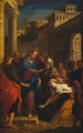 El Cristo y la hemorroísa - Louis de Boullogne el Joven — vista de la obra