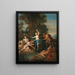 Pan y Syrinx - Louis de Boullogne el Joven — cuadro enmarcado en la pared