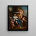 Zéphyr coronando la flora - Louis de Boullogne el Joven — cuadro enmarcado en la pared