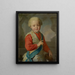Retrato de un príncipe - Louis de Silvestre — cuadro enmarcado en la pared
