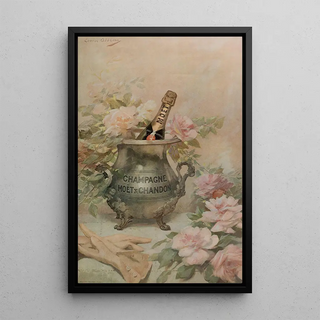 Louise Abbma - Affiche publicitaire pour Mot Chandon.webp