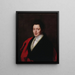 Retrato de Monsieur Arachequesne - Louise Marie Jeanne Hersent — cuadro enmarcado en la pared