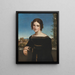 Retrato de Fanny Caspers - Louise Seidler — cuadro enmarcado en la pared